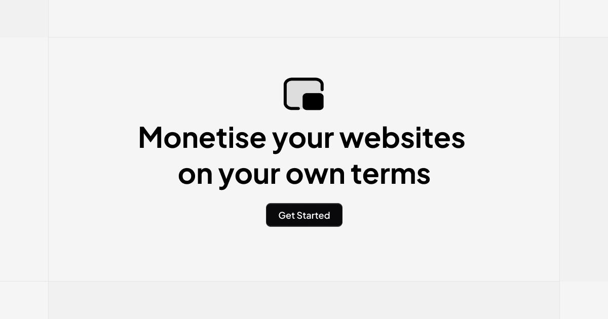 Adlet - Monetise your websites on your own terms Open Graph Image