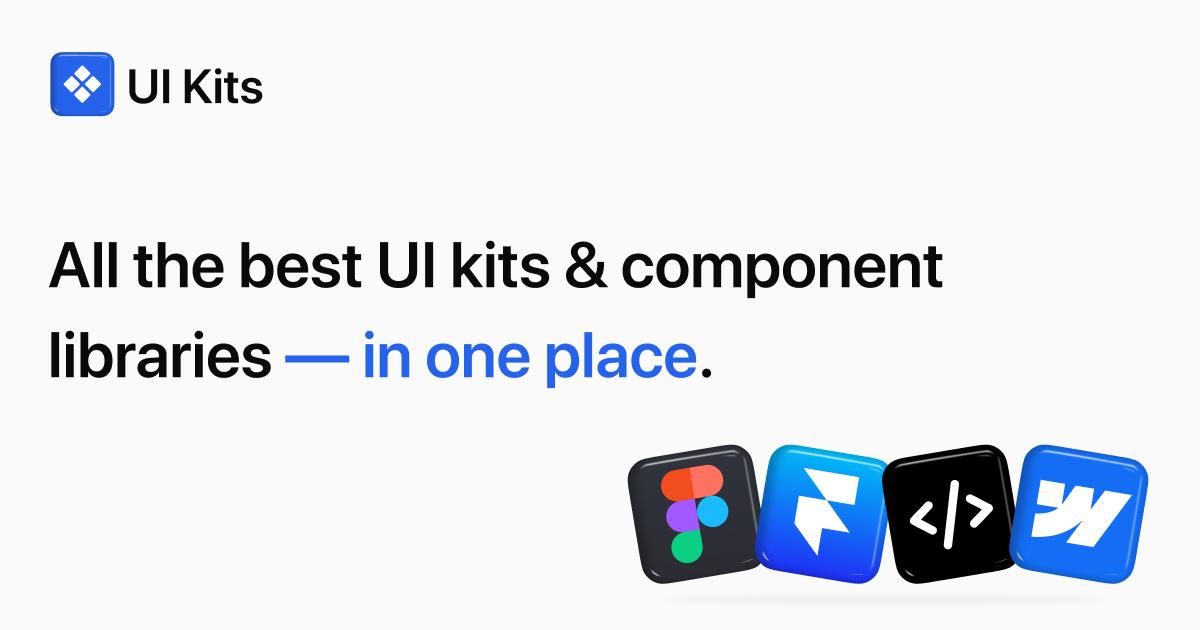 UI kits - All the best UI kits in one place Open Graph Image
